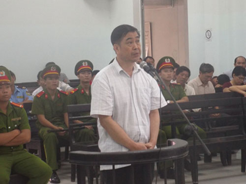 Bị cáo Trần Hải Sơn trước tòa