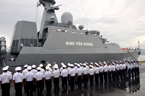 Chiến hạm Lý Thái Tổ, Đinh Tiên Hoàng giao lưu với Hải quân 3 nước 4