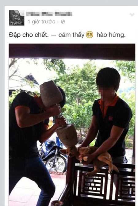 Facebook Hoa Phu Thanh đăng hình này ngày 2.11, trước đó bức hình này được facebook T.M đăng ngày 16.10 