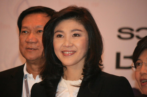 Bà Yingluck những ngày đầu nắm quyền thủ tướng Thái Lan.