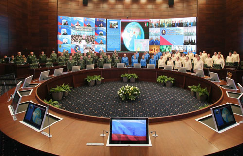 Trung tâm kiểm soát quốc phòng của Nga - Ảnh: Bộ Quốc phòng Nga