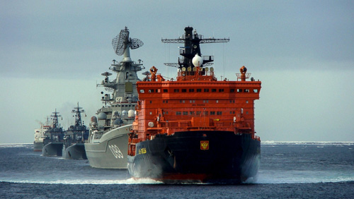Tàu phá băng 50 Let của hải quân Nga  - Ảnh: Russia Army