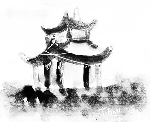 Trước đền Bà chúa Thượng Ngàn (*) - Thơ của  Nguyễn Đức Phú Thọ
