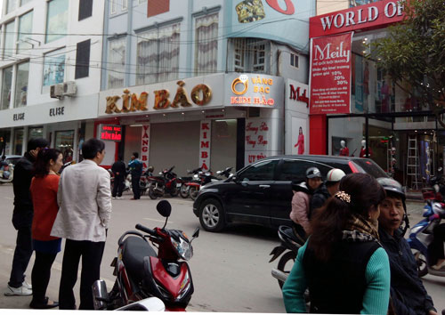 Vụ trộm tiệm vàng Kim Bảo đang gây xôn xao dư luận ở TP.Thanh Hóa