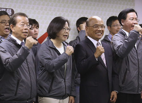 DPP được cho là sẽ có lợi thế trong cuộc bầu cử lãnh đạo Đài Loan năm 2016 - Ảnh: Reuters