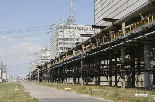 Nhà máy điện hạt nhân Zaporizhzhya tại thị trấn Enerhodar, Ukraine – Ảnh: Reuters