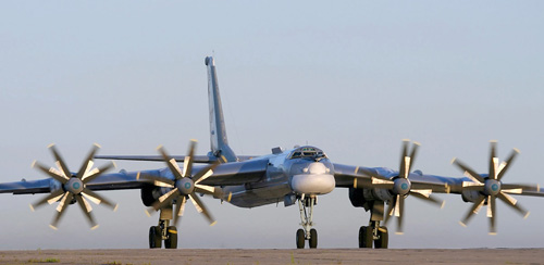 Oanh tạc cơ Tu-95, bị tố quần thảo trên vùng biển Baltic - Ảnh: Aeroforo
