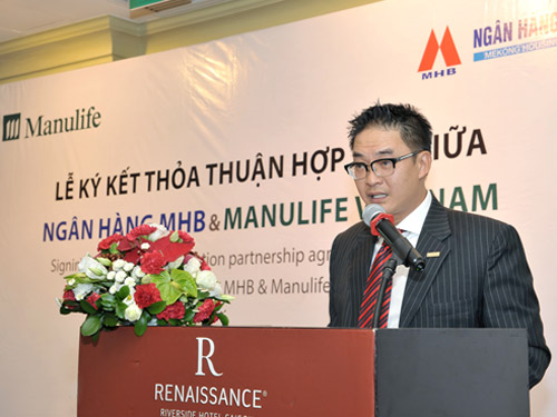 Manulife Việt Nam ký kết hợp tác với ngân hàng MHB 