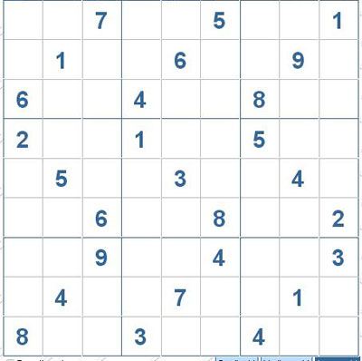 Mời các bạn thử sức với ô số Sudoku 2896 mức độ Khó