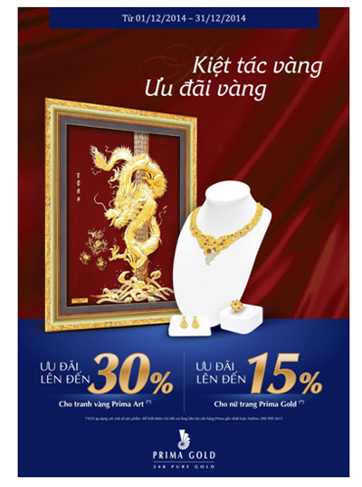 Đón tài lộc cùng nhiều ưu đãi tại Prima Gold 3