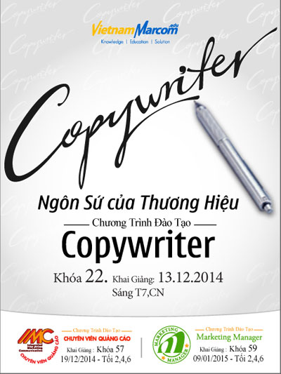 Khoá học Copywriter – Ngôn sứ thương hiệu