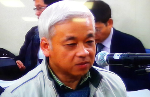 Nguyễn Đức Kiên tại phiên tòa ngày 5.12