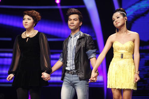 Top 3 Vietnam Idol 2012 đang hồi hộp chờ 2 gương mặt xuất sắc nhất