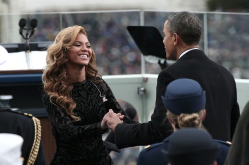 Beyonce thể hiện đẳng cấp trong buổi biểu diễn mừng chiến thắng Obama