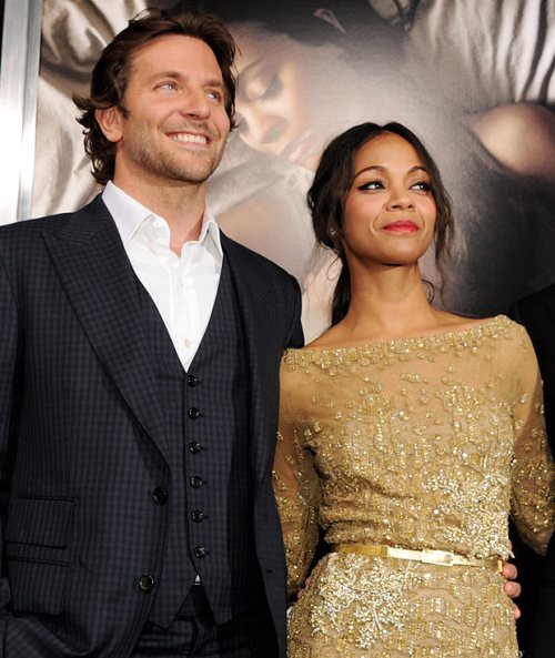 Bradley Cooper và Zoe Saldana 