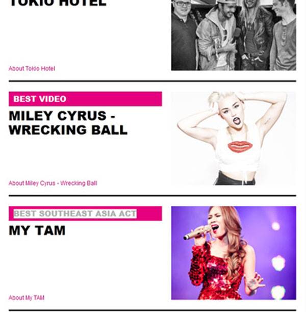 Mỹ Tâm vẫn nhận được giải thưởng tại MTV EMA 2013 1