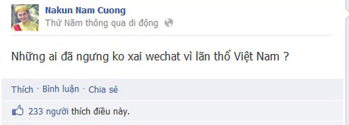 Nghi &aacute;n Bảo Thy l&agrave; gương mặt đại diện của WeChat tại Việt Nam