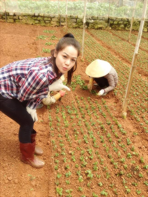 Nhật Kim Anh “chuyển nghề” đi làm vườn 6