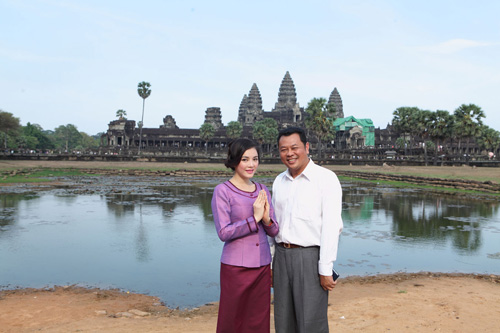 Lý Nhã Kỳ quảng bá du lịch Campuchia 13