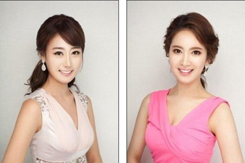 Có thể thấy sự giống nhau như giọt nước của các cặp thí sinh Hoa hậu Hàn Quốc 2013 1