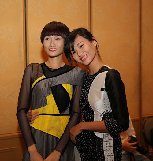 Hoa hậu Ngọc Hân khoe tài thiết kế tại Tuần lễ thời trang thu đông 2013 7