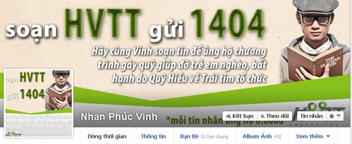 Sao Việt cùng nhau thay avatar Facebook làm từ thiện 2