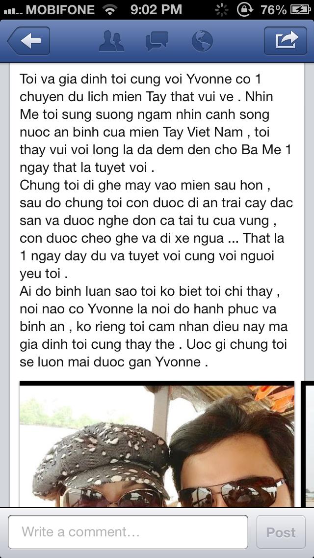 Vũ Hoàng Việt đưa “người tình cao tuổi” du hí miền Tây 