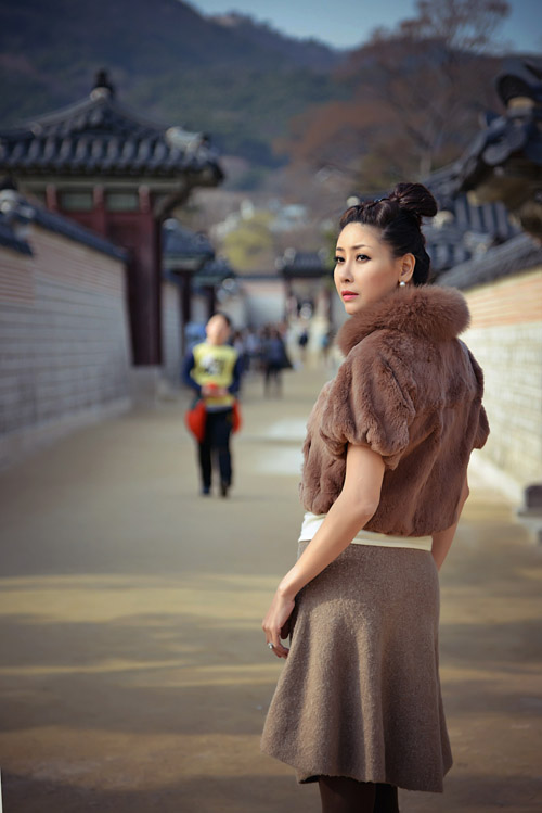 Hoa hậu Hà Kiều Anh đẹp man mác tại Hàn Quốc 5