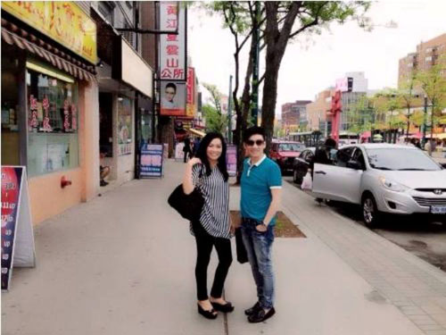 Phương Thanh cùng Quang Hà nhí nhảnh trên đường phố Canada 7