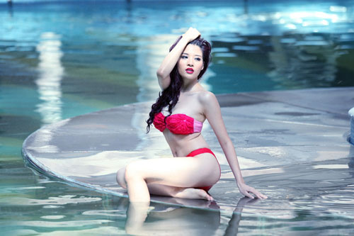 Ngắm người mẫu Việt Nam tự tin khoe dáng tại Asian Super Model 5