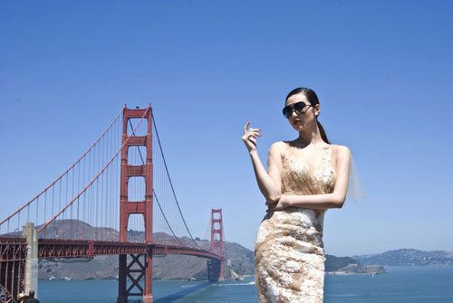 Khánh My khoe dáng ngọc trước cầu Golden Gate 4