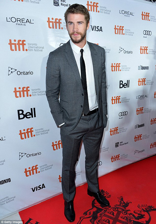 Nam diễn viên Liam Hemsworth tại Liên hoan phim quốc tế Toronton, Canada
