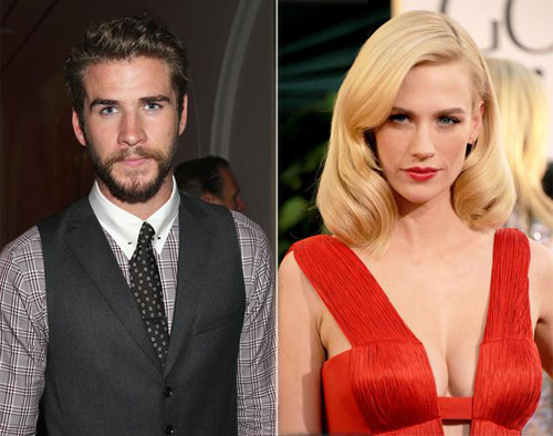 Liam Hemsworth đã tán tỉnh “chị” January Jones