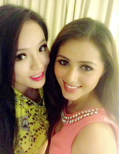 Lại Hương Thảo được xếp chung phòng với hoa hậu Malaysia  1