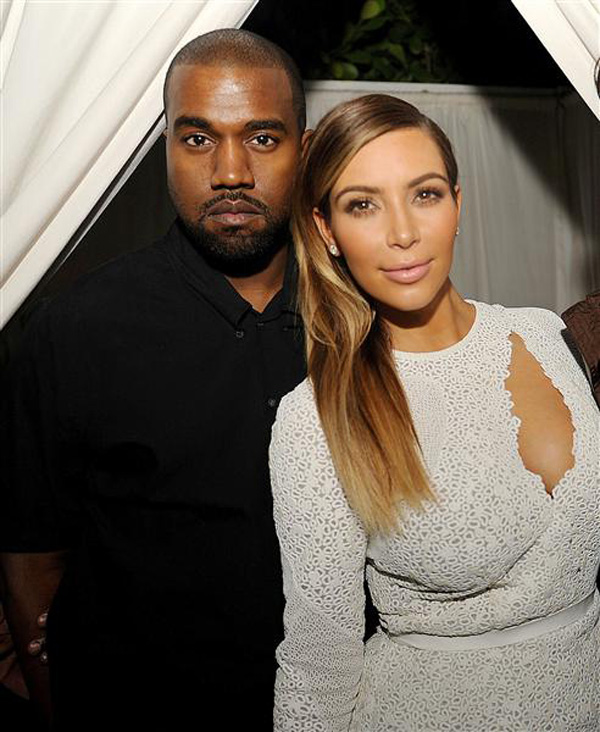 Kim 'siêu vòng ba' và Kanye West 
