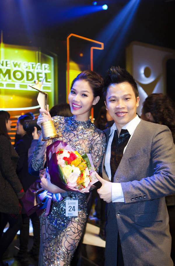 Sau khi chia tay hotboy Huỳnh Anh, Kỳ Hân đoạt giải Người mẫu trẻ châu Á 16