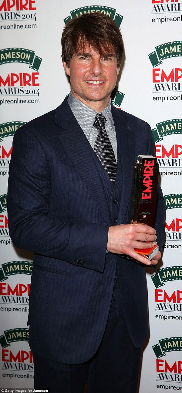 Tom Cruise thắng lớn tại Empire Film Awards 2014 1