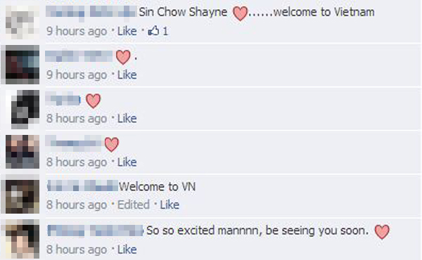 Fan sướng điên vì Shayne Ward đến Việt Nam 1