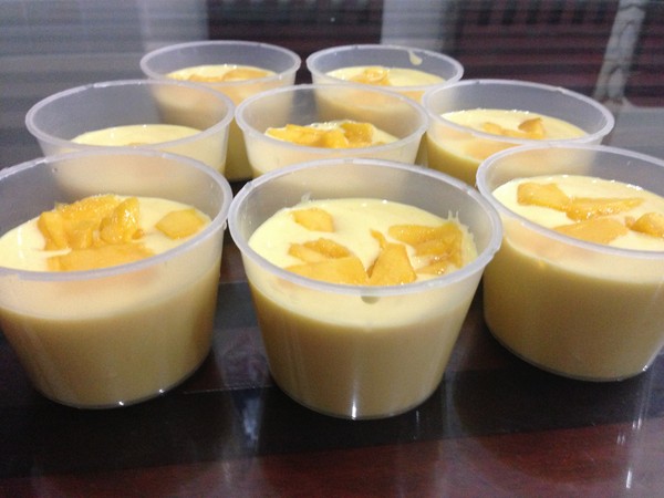 Làm pudding xoài mát lạnh