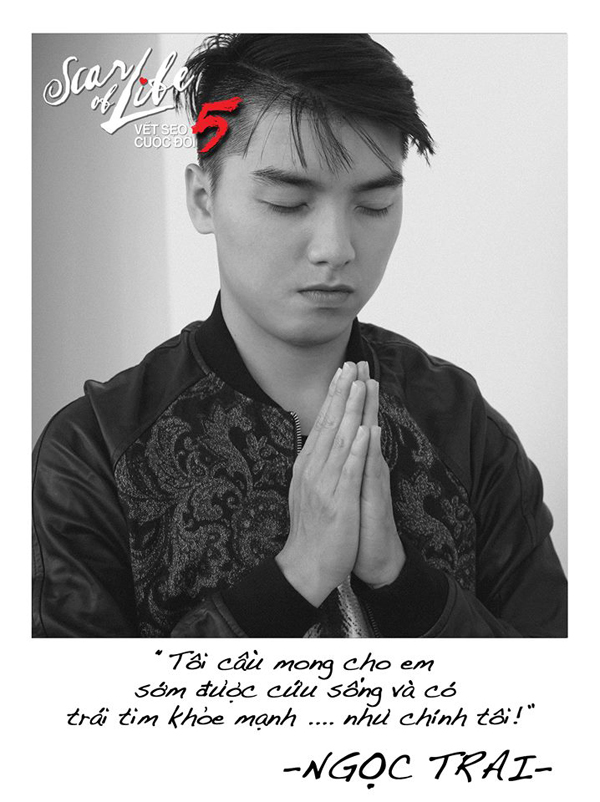 Xúc động bộ ảnh hàng chục sao Việt cầu nguyện cho bệnh nhân tim 1