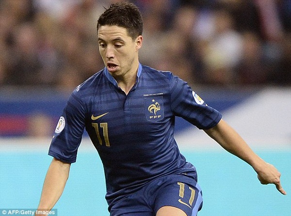 Samir Nasri đành ngậm ngùi ngồi ở nhà xem World Cup mùa này - Ảnh: AFP