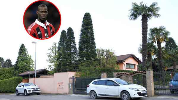 Ngôi nhà của Balotelli ở Limido Comasco - Ảnh: Wenn d