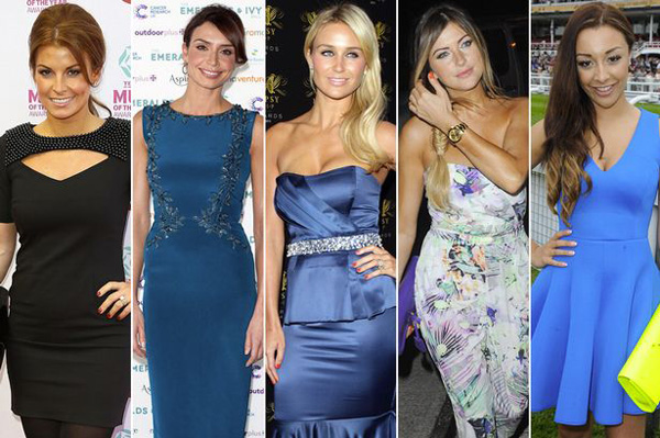 Các nàng WAGs của tuyển Anh được “quan tâm” nhiều trong thời gian diễn ra World Cup 2014. Từ trái qua Coleen Rooney, Christine Bleakle, Alex Gerrard, Sam Cooke, Kaya Hall - Ảnh: Mirror, Reuters, AFP