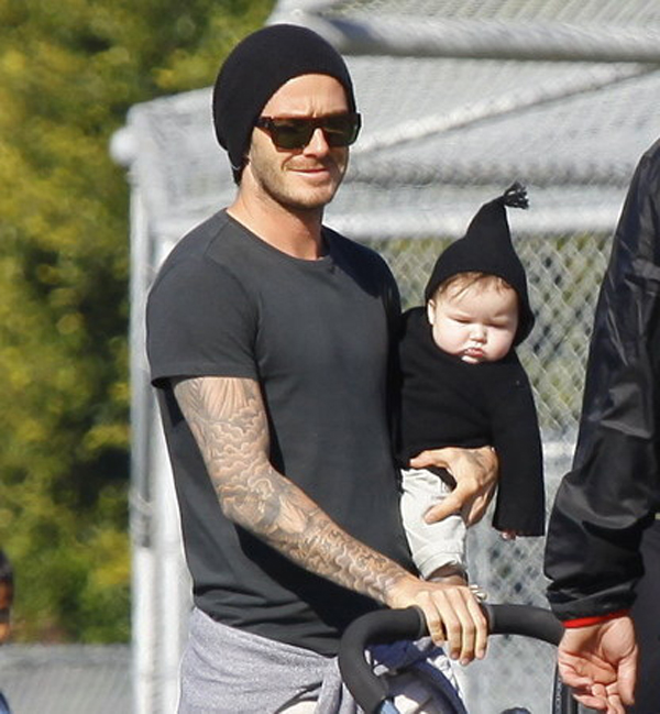 Hình ảnh David Beckham và con gái làm tan chảy trái tim fan 1