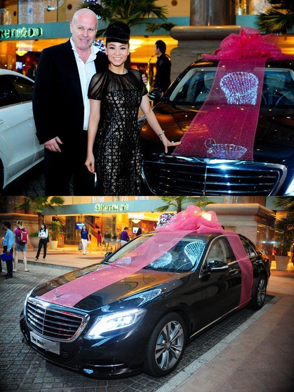 Những cặp đôi đại gia sở hữu xe sang trong showbiz Việt 1