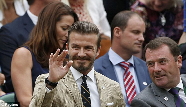 David Beckham và dàn sao thể thao đổ xô đến Wimbleton 1