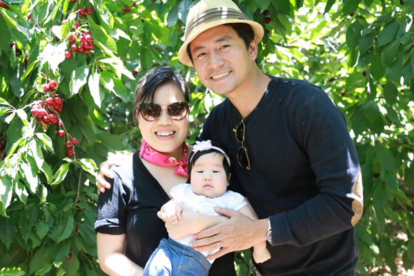 Gia đình Trương Minh Cường đi thăm vườn cherry lớn nhất của nước Mỹ tại Napa Valley