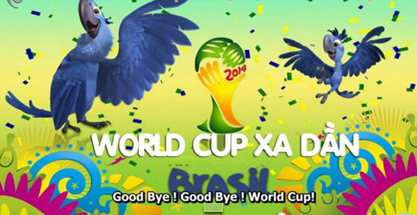 Bài hát như thay cho lời tạm biệt World Cup 2014 - Ảnh chụp màn hình clip 