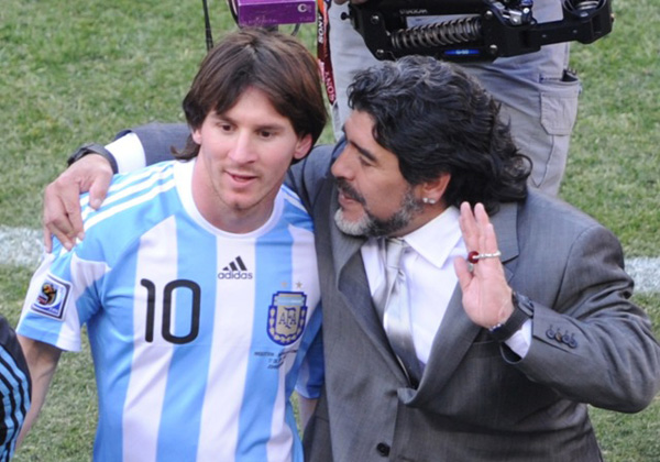 Maradona cảm thấy Messi không xứng đáng để nhận danh hiệu Quả bóng vàng 2014 - 2