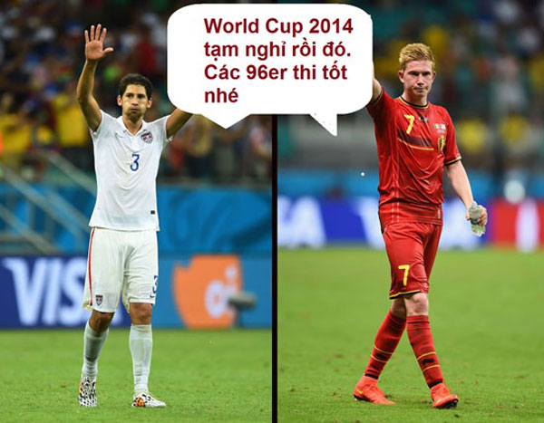 Cười té ghế với bộ ảnh chế thi đại học mùa World Cup 15